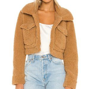Crop Sherpa Jacket